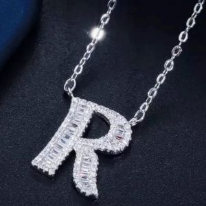 CZ Initial Necklace